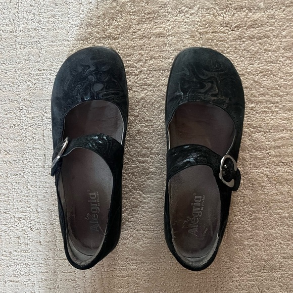 Alegria Women's Black Mary Jane Shoes size 39 - Picture 3 of 3